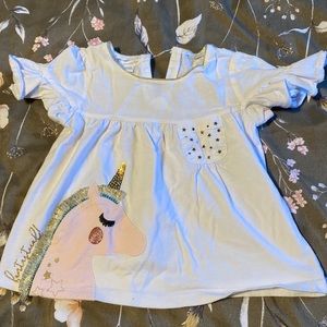 Mud Pie unicorn top